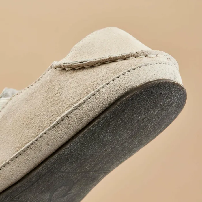 Arch Support Women Olukai Nohea Leather Slippers 8211 Bone
