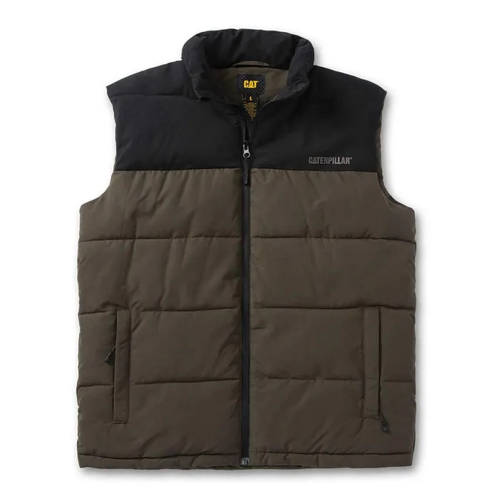 Arctic Zone Vest Army Mossblack Men Cat Footwear Tops and Outerwear