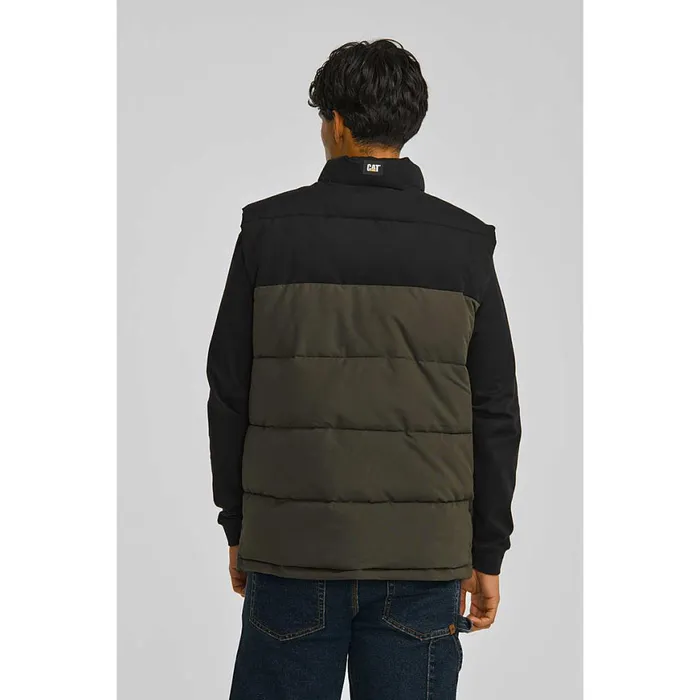 Arctic Zone Vest Army Mossblack Men Cat Footwear Tops and Outerwear