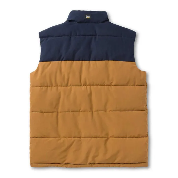 Arctic Zone Vest Bronzenavy Men Cat Footwear Tops and Outerwear