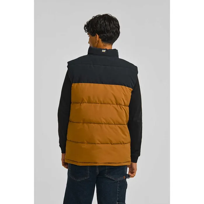 Arctic Zone Vest Bronzenavy Men Cat Footwear Tops and Outerwear