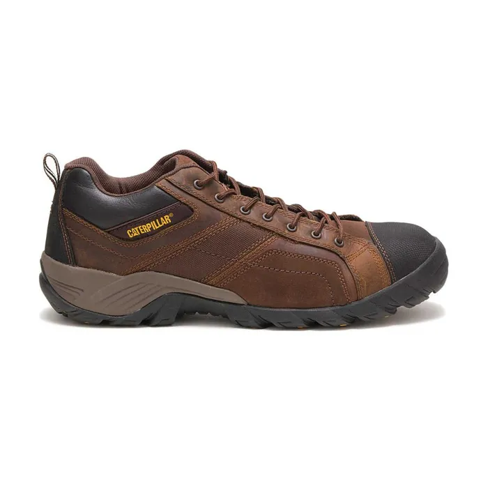 Argon Composite Toe Work Shoe Dark Brown Men Cat Footwear Shoes