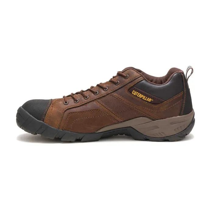 Argon Composite Toe Work Shoe Dark Brown Men Cat Footwear Shoes