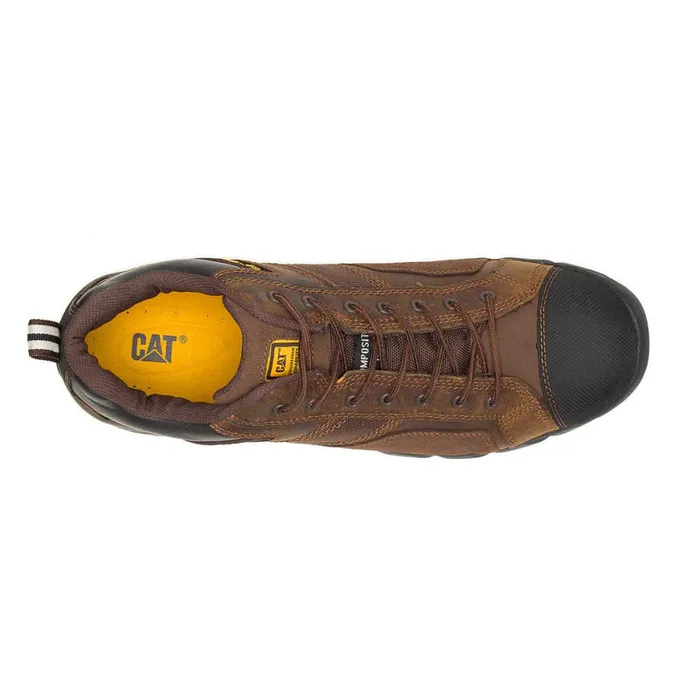 Argon Composite Toe Work Shoe Dark Brown Men Cat Footwear Shoes
