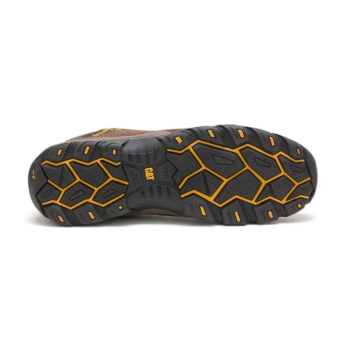 Argon Composite Toe Work Shoe Dark Brown Men Cat Footwear Shoes