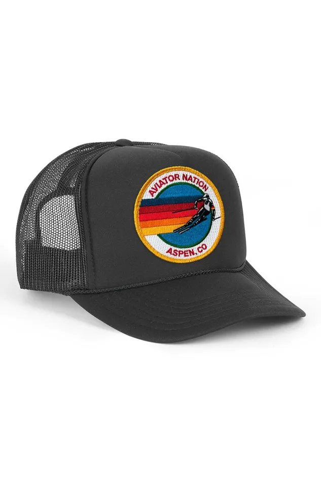 Aspen Trucker Hat WomenMen Aviator Nation Trucker Hats