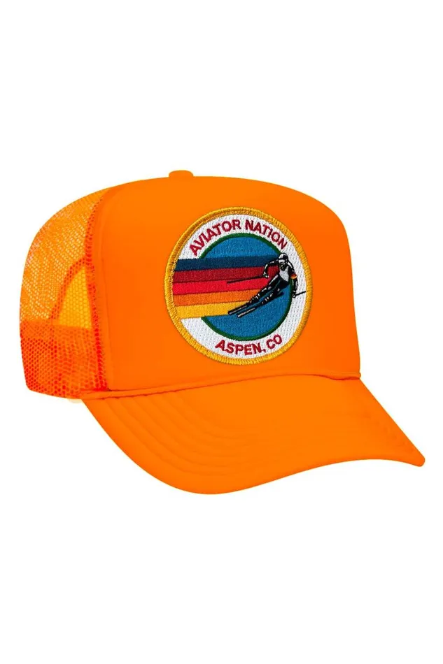 Aspen Trucker Hat WomenMen Aviator Nation Trucker Hats