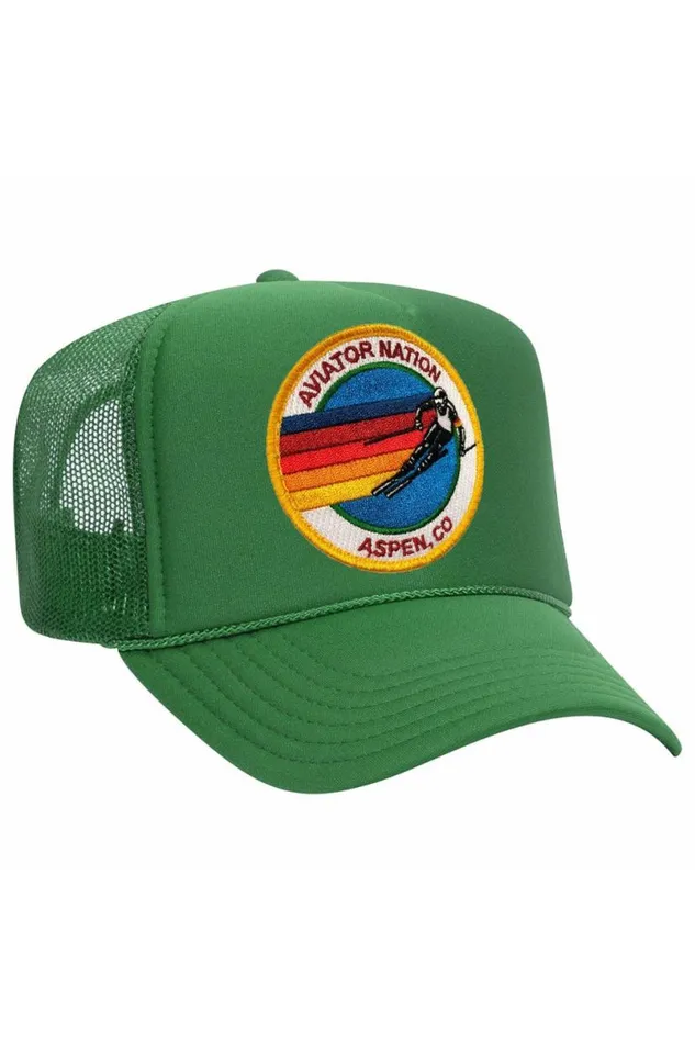 Aspen Trucker Hat WomenMen Aviator Nation Trucker Hats