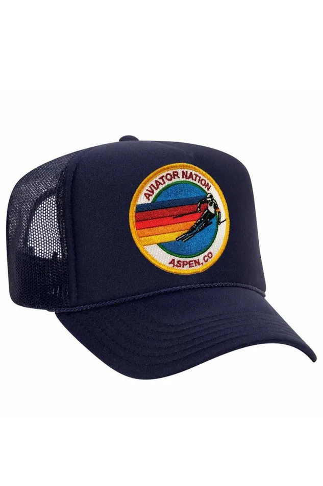 Aspen Trucker Hat WomenMen Aviator Nation Trucker Hats