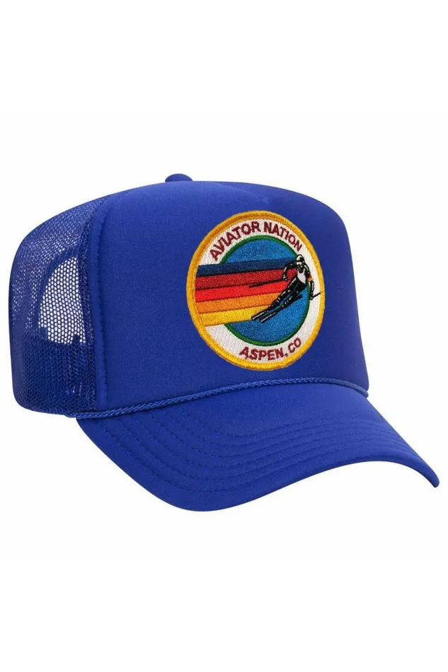 Aspen Trucker Hat WomenMen Aviator Nation Trucker Hats