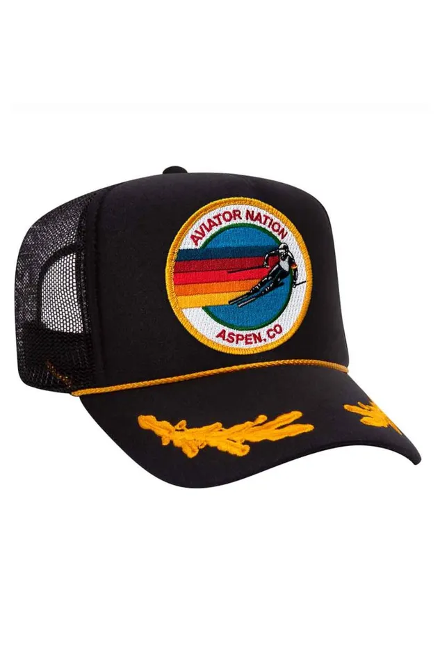 Aspen Trucker Hat WomenMen Aviator Nation Trucker Hats