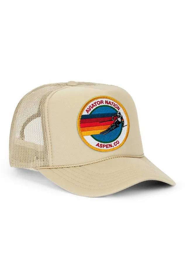 Aspen Trucker Hat WomenMen Aviator Nation Trucker Hats