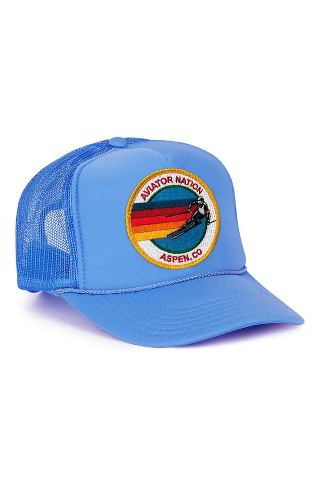 Aspen Trucker Hat WomenMen Aviator Nation Trucker Hats