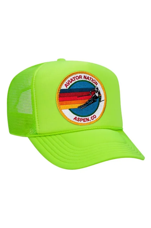 Aspen Trucker Hat WomenMen Aviator Nation Trucker Hats