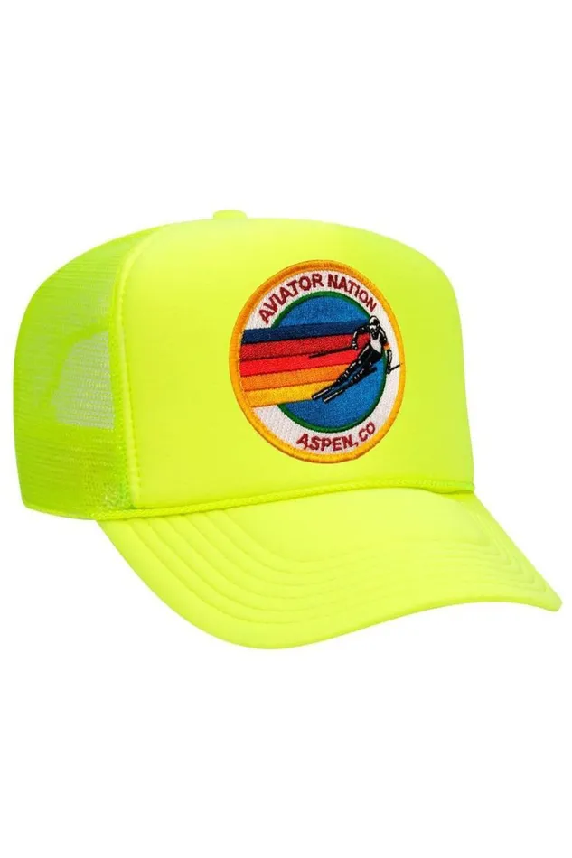 Aspen Trucker Hat WomenMen Aviator Nation Trucker Hats