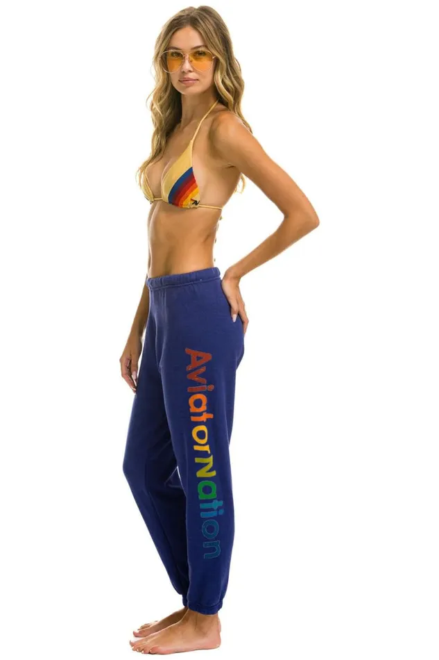 Austin Sweatpants 8211 Purple Women Aviator Nation Sweatpants