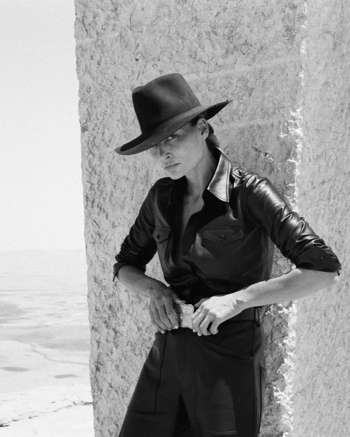 AVA LEATHER SHIRT Black Women Nili Lotan Tops