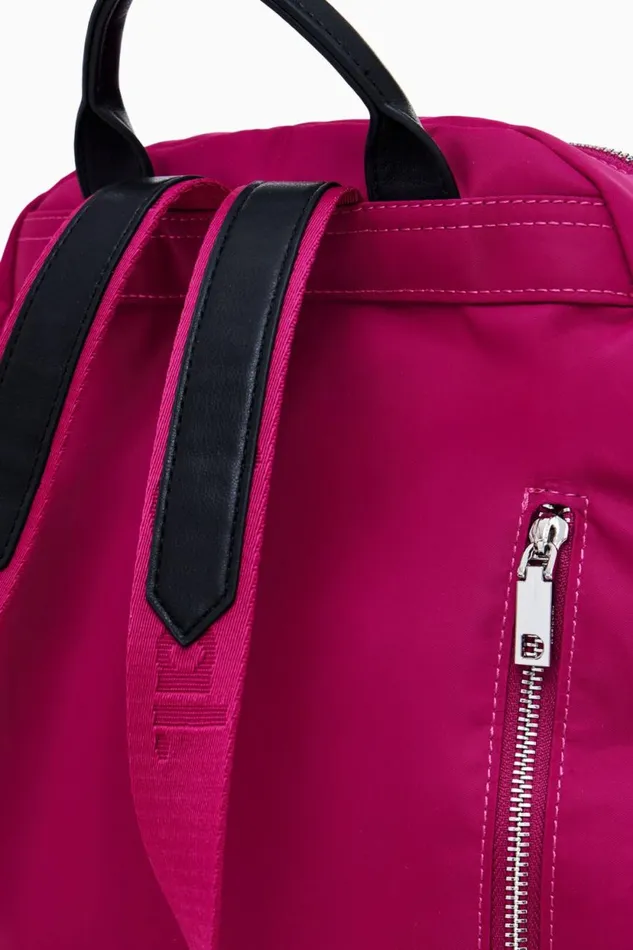 Backpacks Women Desigual Medium Backpack With Multiple Pockets Red