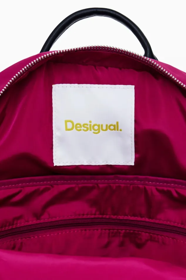 Backpacks Women Desigual Medium Backpack With Multiple Pockets Red
