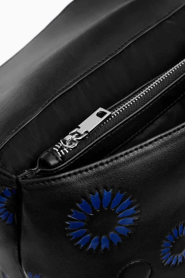 Backpacks Women Desigual Small Sunflower Backpack Black