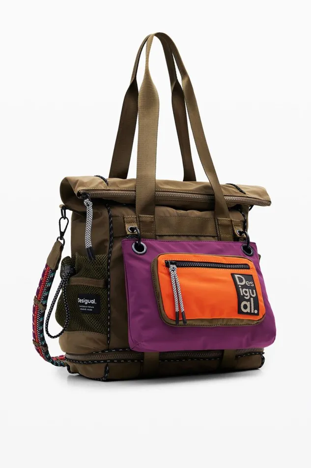 Backpacks Women Desigual XL Multiposition Voyager Backpack Green