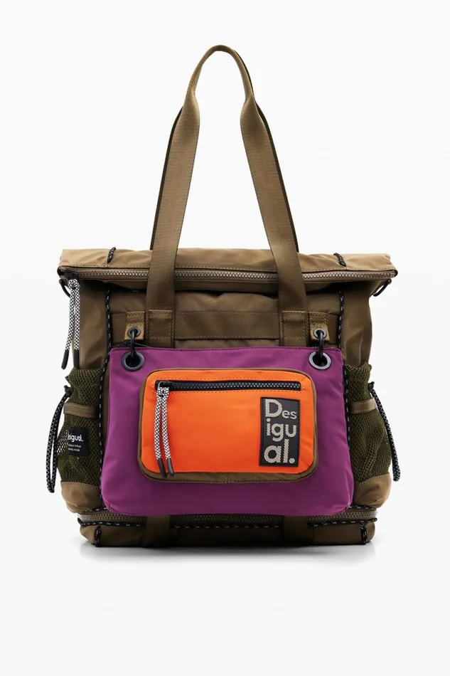 Backpacks Women Desigual XL Multiposition Voyager Backpack Green