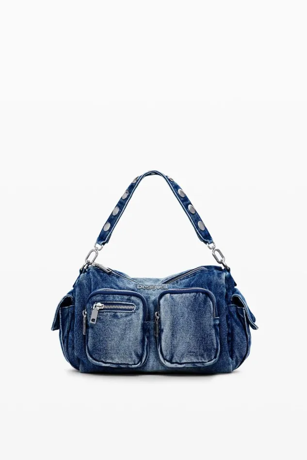 Bags Women Desigual Denim S Bag Blue