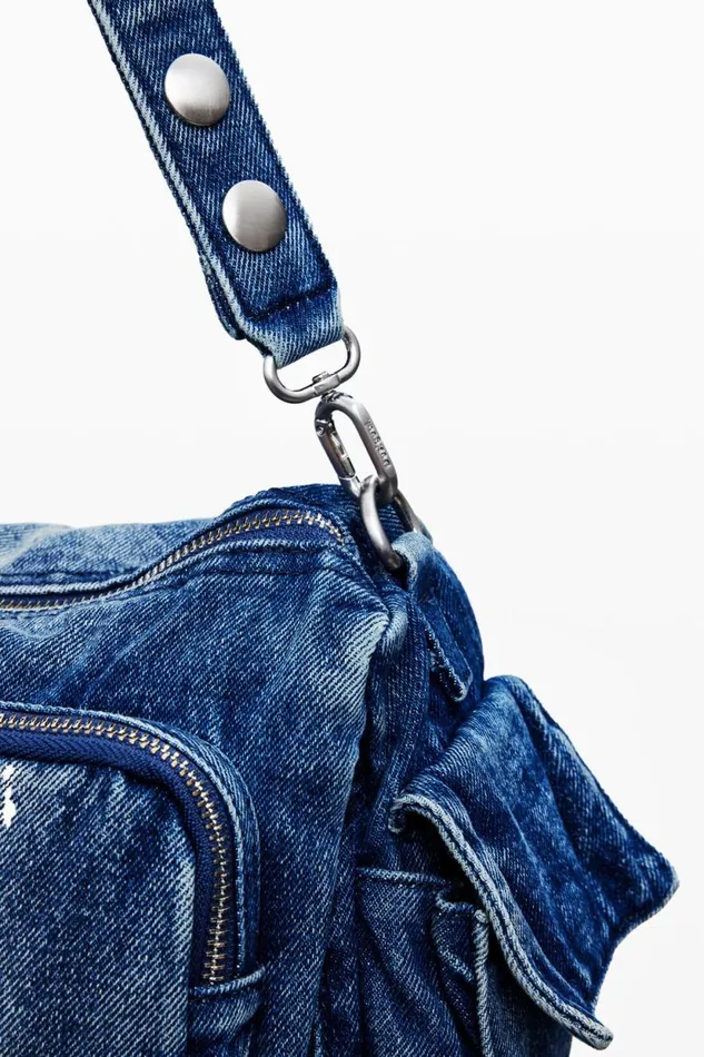 Bags Women Desigual Denim S Bag Blue