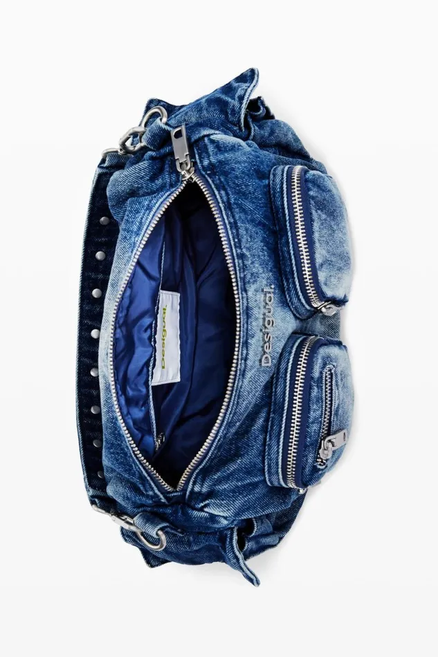 Bags Women Desigual Denim S Bag Blue
