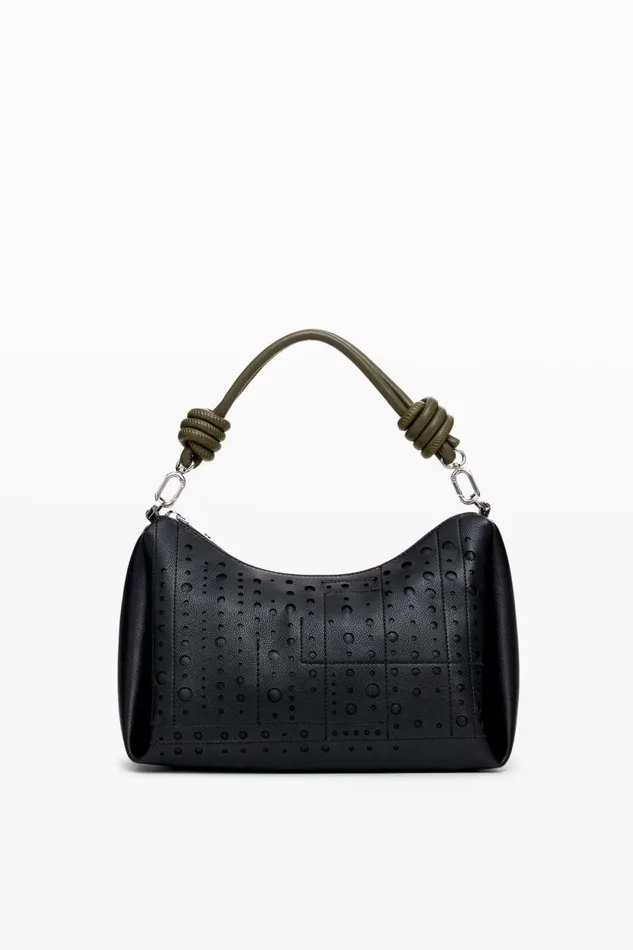 Bags Women Desigual Embossed Bag Black