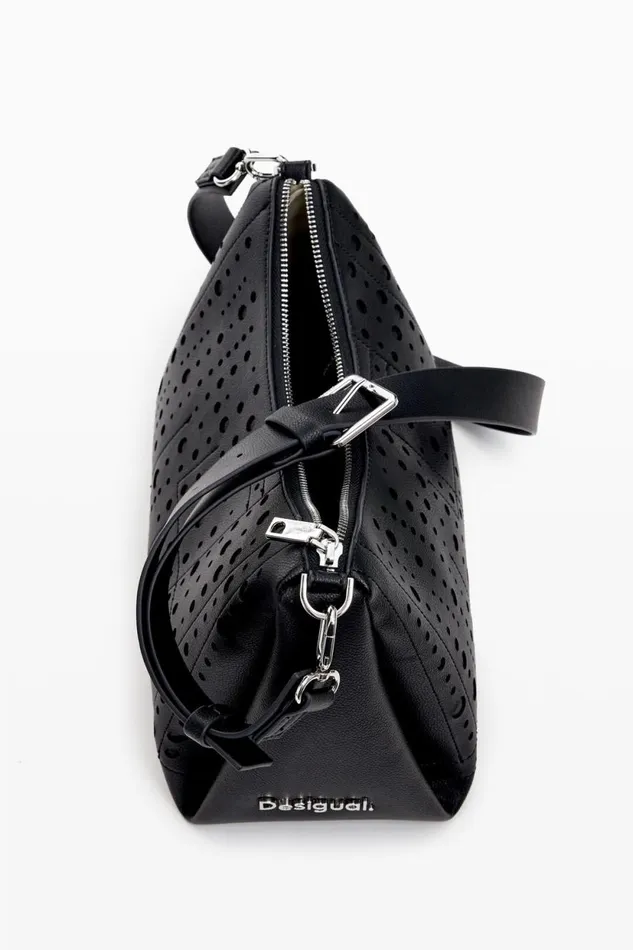 Bags Women Desigual Embossed Bag Black
