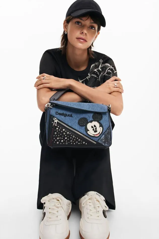 Bags Women Desigual Mickey S Handbag Blue