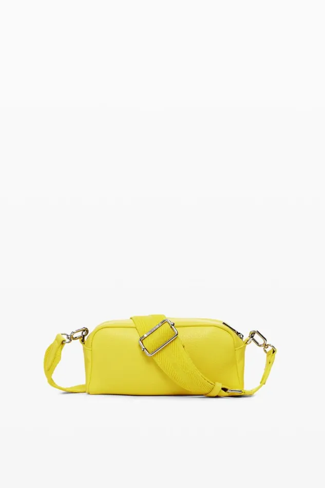 Bags Women Desigual Multihandle Faux Leather Crossbody Bag Yellow