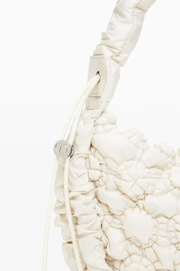 Bags Women Desigual Quilted M Bag White
