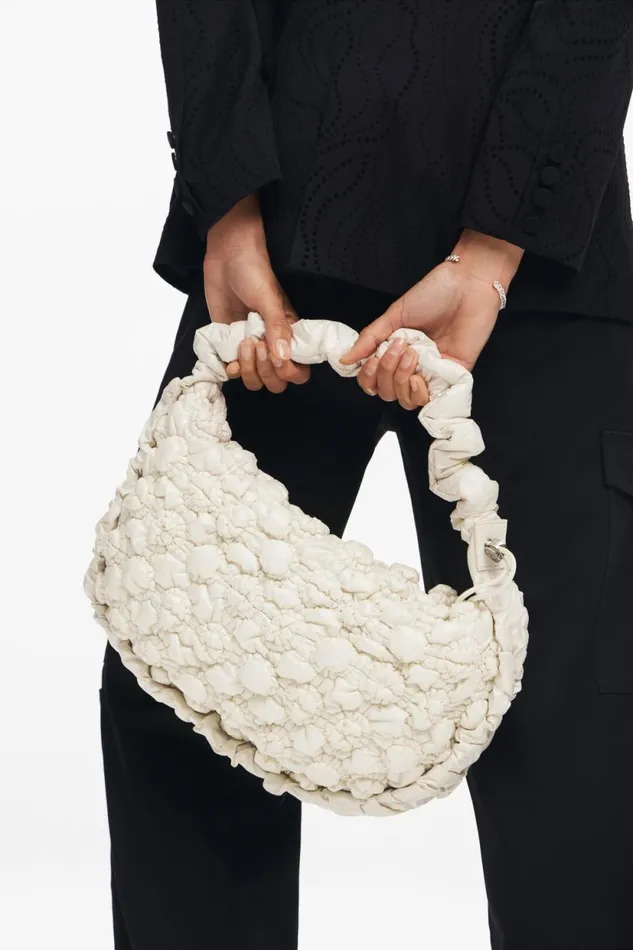 Bags Women Desigual Quilted M Bag White