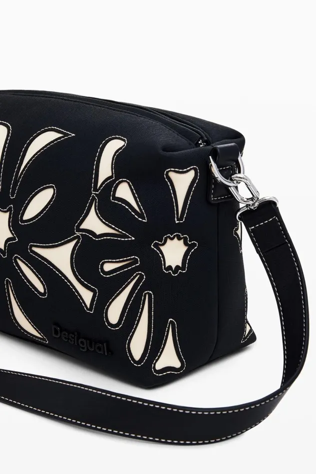 Bags Women Desigual S Bag With Flowers Black
