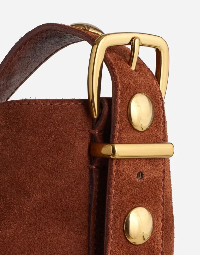 Bags Women Madewell The Essential Bucket Tote Soft Mahogany