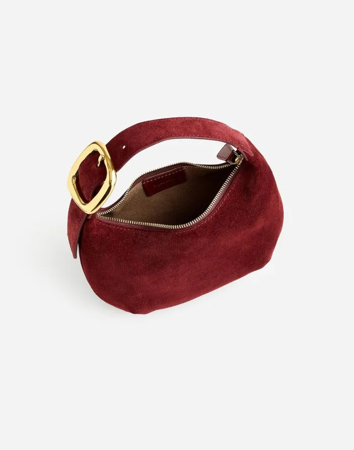 Bags Women Madewell The Mini Bag Deep Merlot