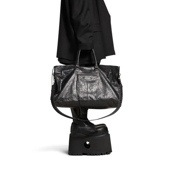 Balenciaga Bags and Totes Men Men039s Le City Travel Bag In Black Black Balenciaga Bags and Totes Men Men039s Le City Travel Bag In Black Black