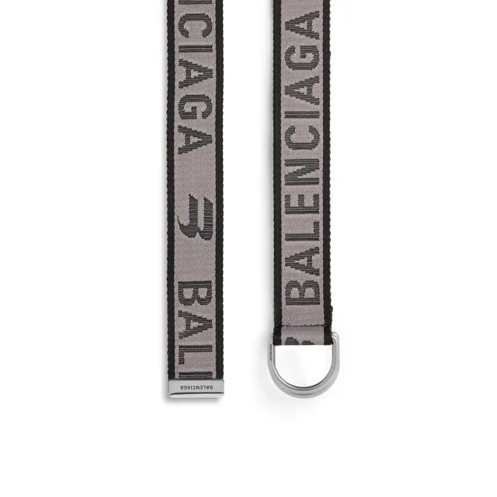Balenciaga Belts Men Men039s D Ring Belt In Grey Grey
