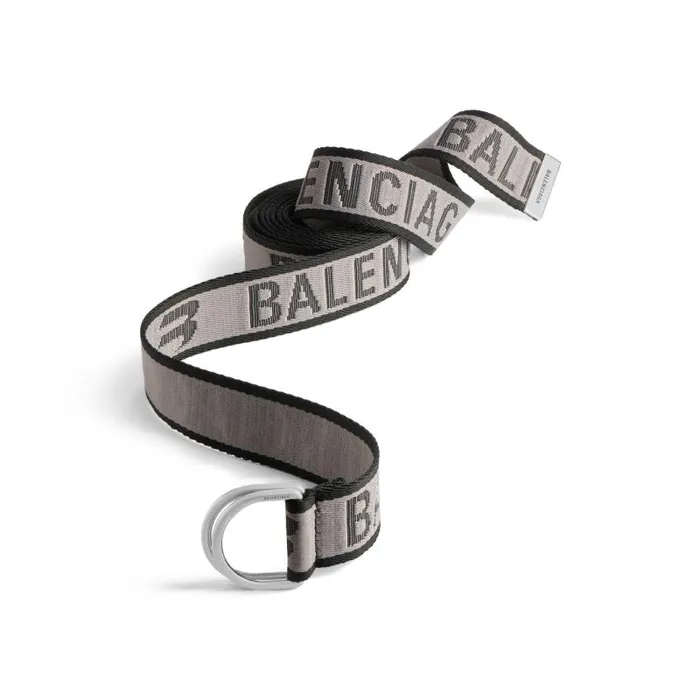 Balenciaga Belts Men Men039s D Ring Belt In Grey Grey