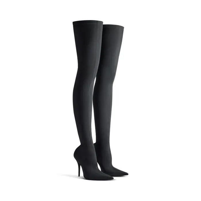 Balenciaga Boots and Ankle Boots Women Women039s Knife 110mm Overtheknee Boot In Black Black Balenciaga Boots and Ankle Boots Women Women039s Knife 110mm Overtheknee Boot In Black Black