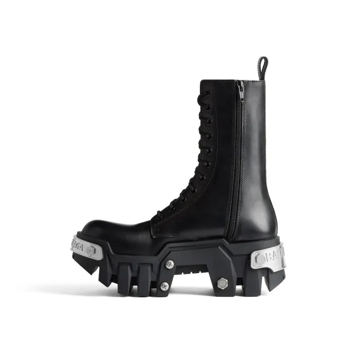 Balenciaga Boots and Derbies Men Men039s Bulldozer Laceup Boot In Black Black Balenciaga Boots and Derbies Men Men039s Bulldozer Laceup Boot In Black Black