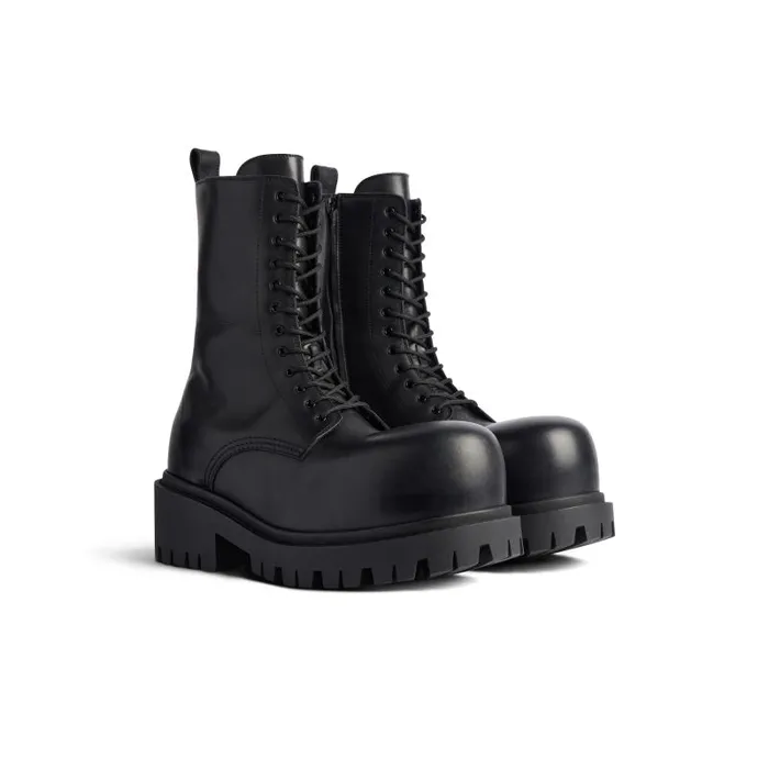Balenciaga Boots and Derbies Men Men039s Stomper Bootie In Black Black Balenciaga Boots and Derbies Men Men039s Stomper Bootie In Black Black