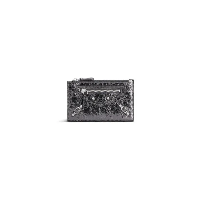 Balenciaga Card Holders Women Women039s Le City Long Coin And Card Holder Metallized In Steel Grey Steel Grey Balenciaga Card Holders Women Women039s Le City Long Coin And Card Holder Metallized In Steel Grey Steel Grey