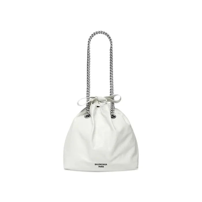 Balenciaga Chain Bags Women Women039s Crush Small Tote Bag In Optic White Optic White Balenciaga Chain Bags Women Women039s Crush Small Tote Bag In Optic White Optic White