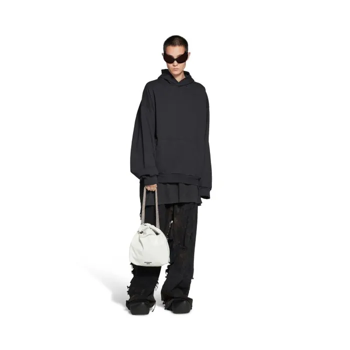 Balenciaga Chain Bags Women Women039s Crush Small Tote Bag In Optic White Optic White