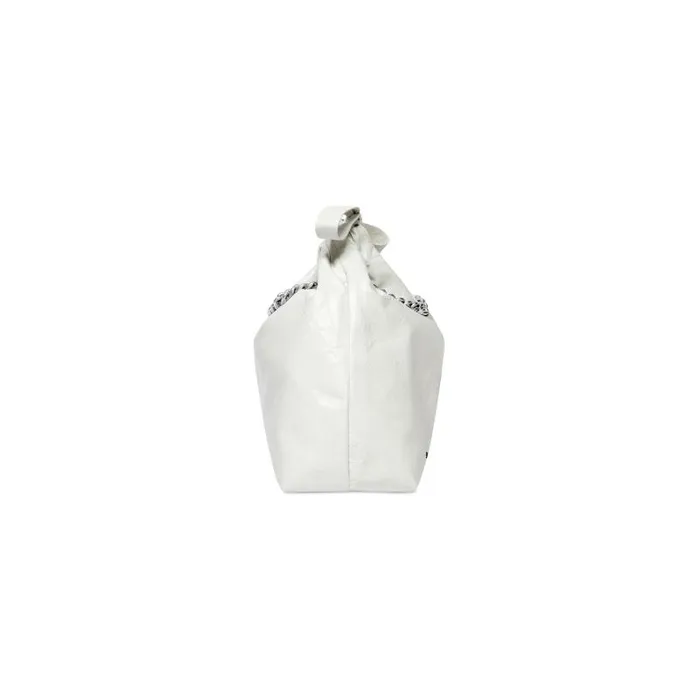 Balenciaga Chain Bags Women Women039s Crush Small Tote Bag In Optic White Optic White