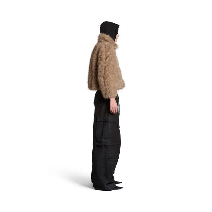 Balenciaga Coats and Jackets Women Women039s Shrunk Jacket In Brown Brown Balenciaga Coats and Jackets Women Women039s Shrunk Jacket In Brown Brown