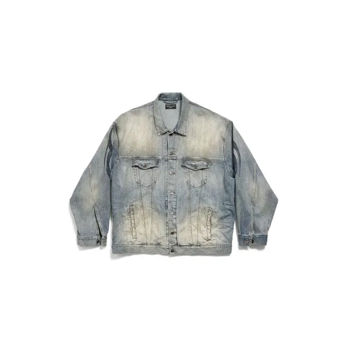 Balenciaga Denim WomenMen Men039s Y2k Oversized Jacket In Light Blue Light Blue Balenciaga Denim WomenMen Men039s Y2k Oversized Jacket In Light Blue Light Blue